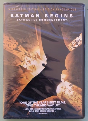 Batman Begins (DVD, 2005, Canadian, Widescreen) - Image 1 of 2