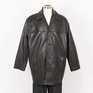 Andrew Marc giacca uomo vintage pelle pesante spessa XL - Foto 1 di 11