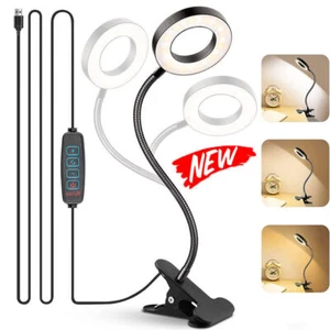 48LED USB Clamp Clip On Flexible Desk Light Bed Reading Table Study Night Lamp - Picture 1 of 13