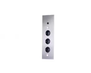 Thebo Ecksteckdose STA 3007/320/3 Edelstahl schaltbare 3fach Verteilersteckdose - Bild 1 von 4