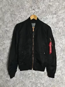 Alpha Industries MA-1 Flight Bomber Insulated Jacket Women Size M - Picture 1 of 8
