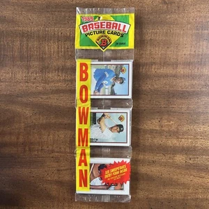 1989 Bowman Baseball Rack-Pack Centered Ken Griffey Jr RC & Willie Mays On Top - Picture 1 of 4