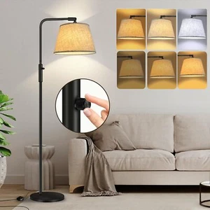 Floor Lamp with 3 Color Temperatures for Living Room Bedroom Office, Arc... - Picture 1 of 8