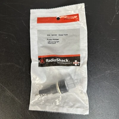 ¡NUEVO! Portafusibles de tubo de vidrio RadioShack 20A 32VDC con LED 270-0016  Foto 1 de 4