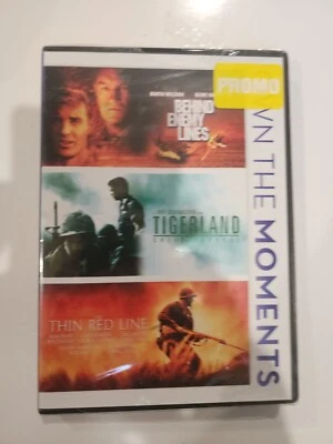 Triple Feature Behind Enemy Thin Red Line Tigerland DVD Brand NEW SEALED  - Image 1 of 2