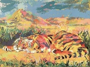 LeRoy Neiman "Delacroix's Tiger" #1006C14X25DIVA - Bild 1 von 1
