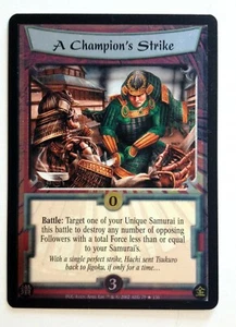 A Champion's Strike Foil L5R Legend of the Five Rings CCG Fall of Otasan Uchi - Bild 1 von 1
