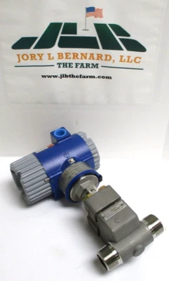 FOXBORO, 84F-L01R1SRTJG, 1" MNPT SST VORTEX FLOW METER, 3600-PSI, 0-400*F, SURPL - Image 1 of 4