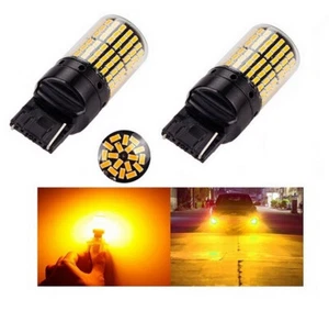 Ampoules LED T20 WY21W 144SMD W21W Canbus Orange - Imagen 1 de 2