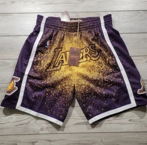 Mitchell & Ness Los Angeles Lakers Gradient Spray Paint 2009 Shorts Mens Sz XL - Picture 1 of 3