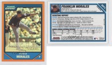 2007 Bowman Draft Chrome Picks Prospects Orange Refractor /25 Franklin Morales