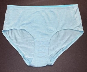 Fruit Of The Loom Girl Size 16 Y2K High Waist Modal Bikini Teal Panty Underwear - Picture 1 of 3