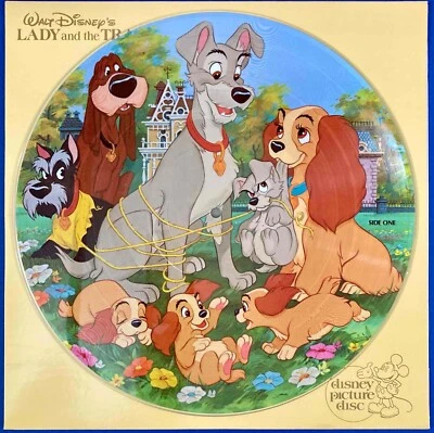 Lady and the Tramp Original US Vinyl PICTURE DISC LP Disney MINT Peggy Lee - Image 1 of 3