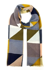 New Colorful Check Print Style Fashion Scarf High Quality 90/180cm Shawl Hijab  - Picture 1 of 7