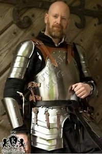 Medieval Armour Greek Suit Knight Brown Mercenary Larp Collectible Steel Armor - Picture 1 of 3