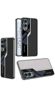Funda blanda TPU enchapada de cuero para Samsung Galaxy S25 Edge 5G - Imagen 1 de 15