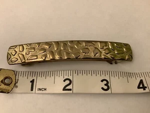 ALTE RETRO VINTAGE 60er GOLD HAARE Cocktail Party SLIDE CLIP Barrett GRIP TV Requisite - Bild 1 von 6