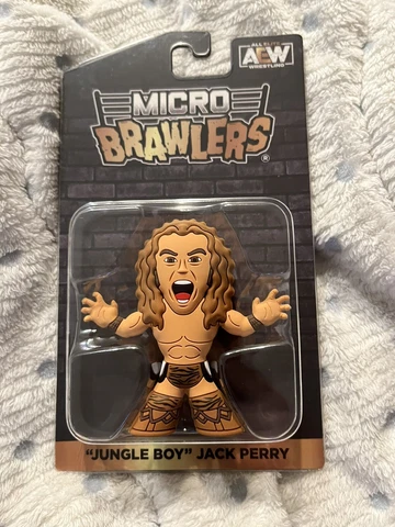 NEW AEW All Elite Crate Exclusive Jungle Boy Jack Micro Brawler Wrestling Figure Cover