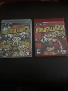 Borderlands PS3 1 and 2 TESTED Lot of 2 Fast Ship Complete - Picture 1 of 7