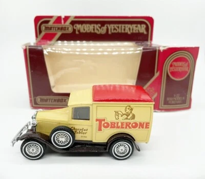 Matchbox Ford Model A Models of Yesteryear 1:40 Y22 1930 Toblerone Toy Van 1984 - Image 1 of 4