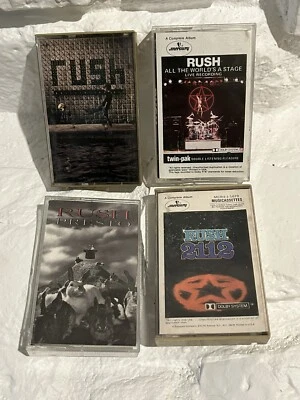 Rush All The Worlds A Stage Live Recording, 2112, Roll The Bones, Presto 4 Lot - Image 1 of 3