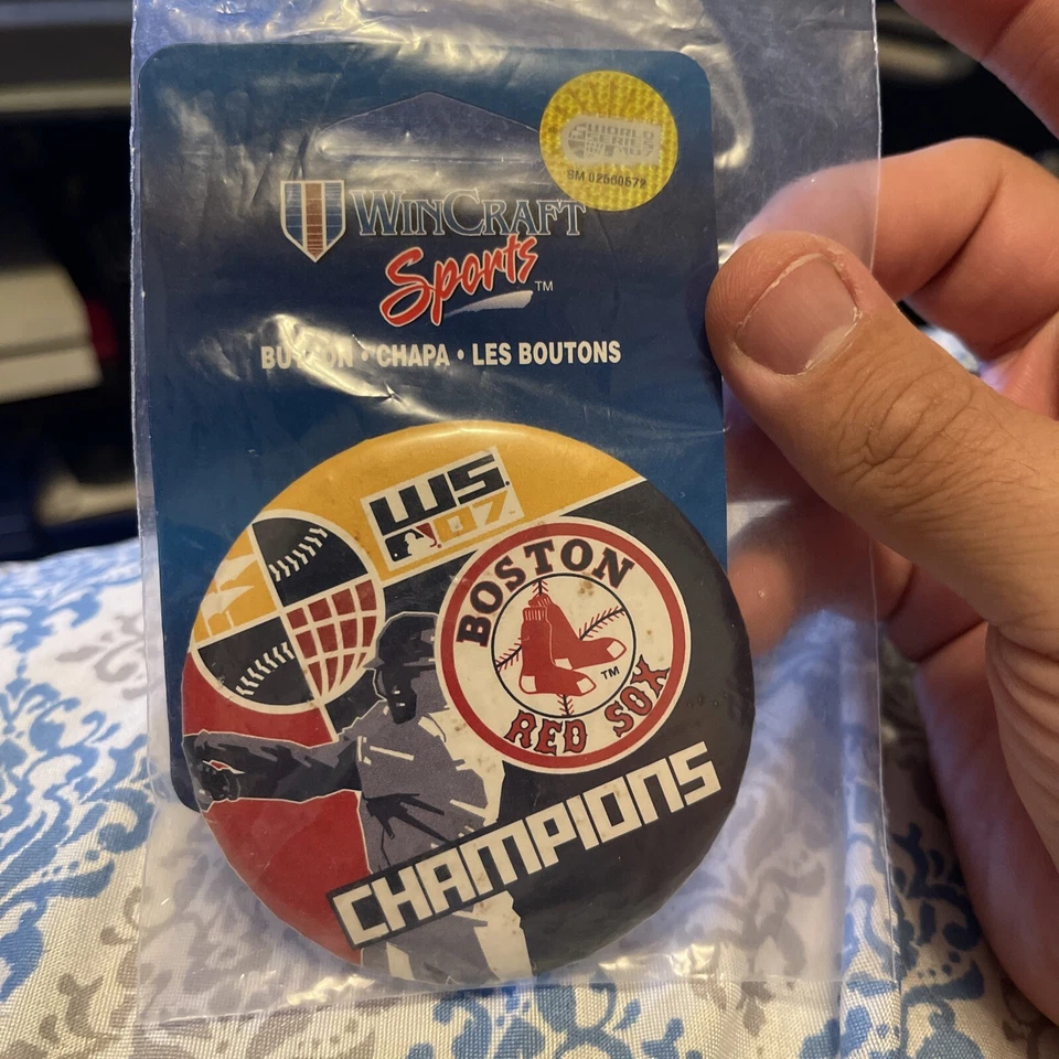Botston Red Sox 2007 World Series Button MLB - Image 1 of 1