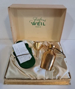 Weil parfums Paris Antilope flacon vintage boite d'origine coffret miniature - Imagen 1 de 13