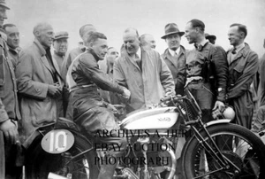 Norton Factory Racer Freddie Frith Sieger 1936 Junior TT Isle of Man Motorrad - Bild 1 von 1