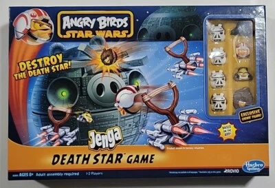 Hasbro Angry Birds Star Wars Jenga Death Star Game - 100% Complete- Box Opened. - Image 1 of 4