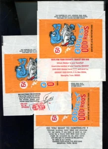 LOT 3 1970 Donruss Oddest Odd Rods Card Wax Pack Wrapper Complete Set Rod - Picture 1 of 1