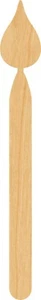 Birthday Candle Laser Cut Out Wood Shape Craft Supply - Woodcraft Cutout - Picture 1 of 1