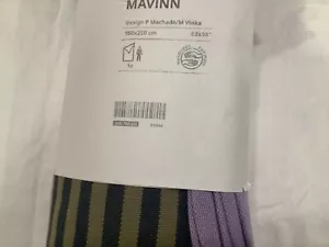 Nueva Colcha IKEA MAVINN Rayas Multicolor 160x250 cm (63x98") 805.749.66 - Imagen 1 de 4