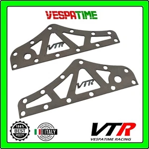 Coppia rinforzi telaio per Vespa smallframe - attacco motore scocca da saldare - Imagen 1 de 2