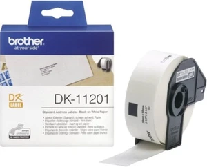 Brother DK-11201 Etiquetas de dirección, 29 x 90 mm Blanco 400 Etiquetas/Rodillo - Bild 1 von 1