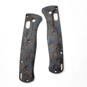 Empuñaduras de báscula de mango de cuchillo de fibra de carbono 2 piezas para cuchillos plegables Bugout 535 - Imagen 1 de 6