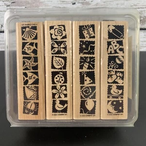 Lot de 4 timbres en bois Stampin' Up audacieux et lumineux [2000] - Photo 1/6