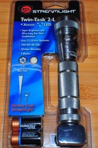 Streamlight TwinTask 2L with lithium batteries. Blister pack Titanium 51015 - Picture 1 of 10