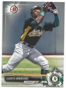 Lazarito Armenteros Oakland A's 2017 Bowman Draft Baseball - Picture 1 of 3