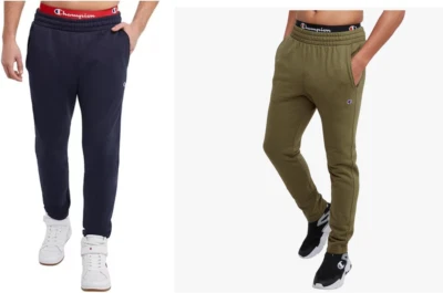 Pantalones deportivos Champion Powerblend de vellón ajustados para hombre Foto 1 de 4