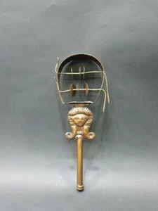 Réplica de sistrum de cobre Hathor (instrumento musical) de su colección original - Imagen 1 de 5