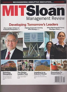 MIT SLOAN MANAGEMENT REVIEW MAGAZINE FALL 2015. - Picture 1 of 1