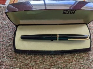 Montblanc No 22 Füllfederhalter schwarz GT 14K F Feder - Bild 1 von 24