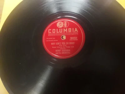 WW2 COL. Jazz 78/BENNY GOODMAN And His Orchestra..Peggy Lee../E - Image 1 of 4