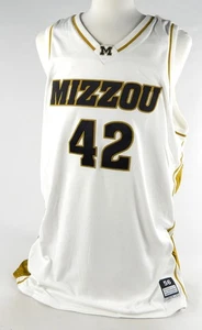 2000s Missouri Tigers #42 Game Issued White Jersey Basketball 56 247 - Picture 1 of 6