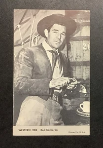 1959 Nu Card Western #208 Rod Cameron Arcade TV Movies Cowboys 50’s - Bild 1 von 2
