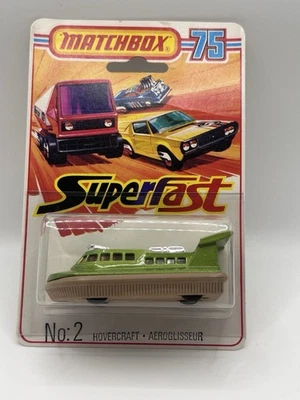 Matchbox Superfast No2 Hovercraft Unopened  on Excellent Card  (2)  - Image 1 of 4