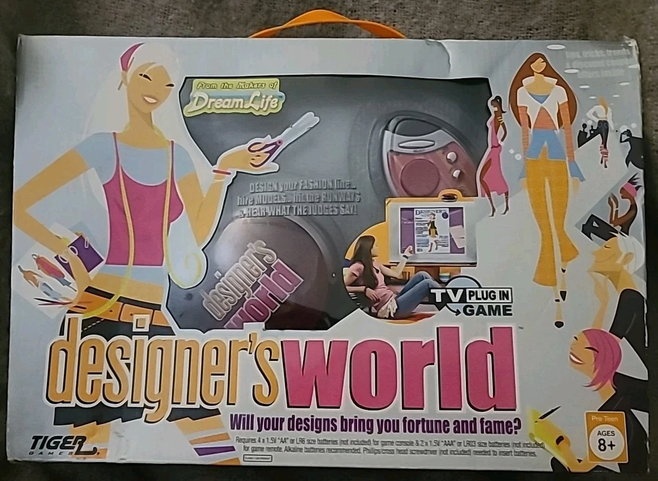 Designer’s World TV Plug in Game by Tiger 2006