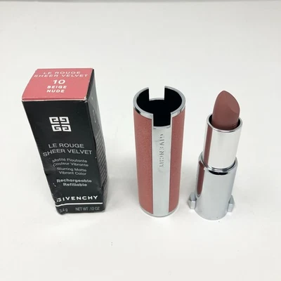 Givenchy Le Rouge Sheer Velvet Matte Lipstick - 10 Beige Nude - Image 1 of 2