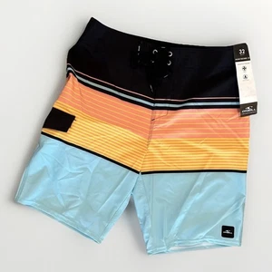 O'Neill Lennox Stripe 21” Below The Knee - Board Shorts - Men's 32 **NEW** - Picture 1 of 4