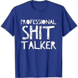 Profi Sh.. Talker - lustiges Gag Geschenk T-Shirt - Herren royalblau Large - Bild 1 von 2